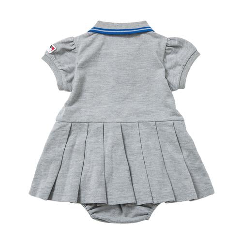 MLB 鹿の子女児半袖ロンパース グレー&times;70cm  ベビーザらス限定