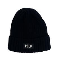 POLOBCS ロゴワッチニット帽子 ブラック×46-50cm ベビーザらス限定