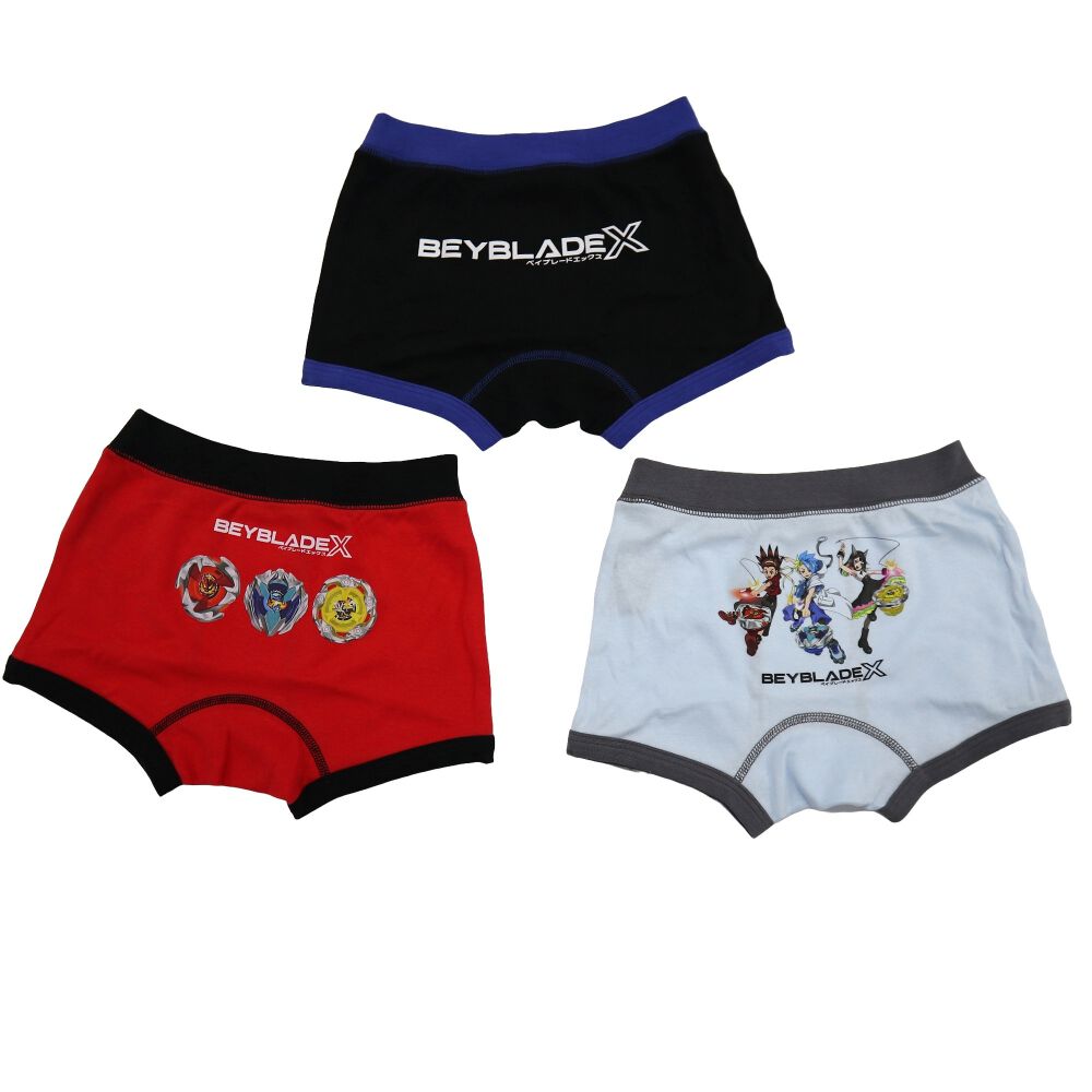 BEYBLADE X ベイブレードエックス 3枚組ボクサーパンツ ブラック 120cm