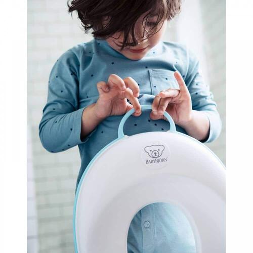 BabyBjorn ベビービョルン  トイレトレーニングシート (ホワイト/グレー) 補助便座 トイレトレーニング メーカー直送品