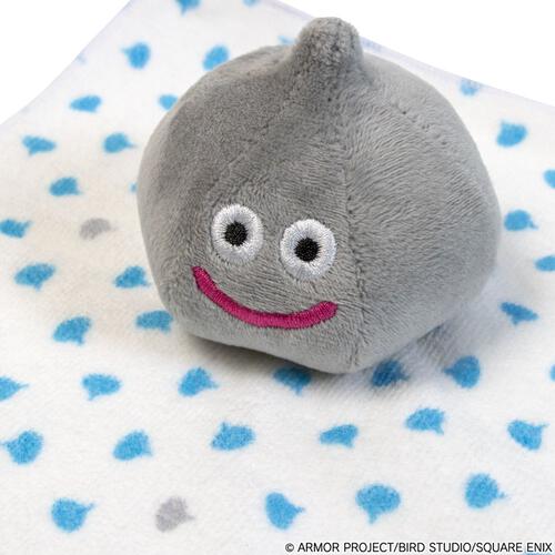 ドラクエベビー＆キッズ にぎにぎベビータオル メタルスライム シルバー&times;フリー