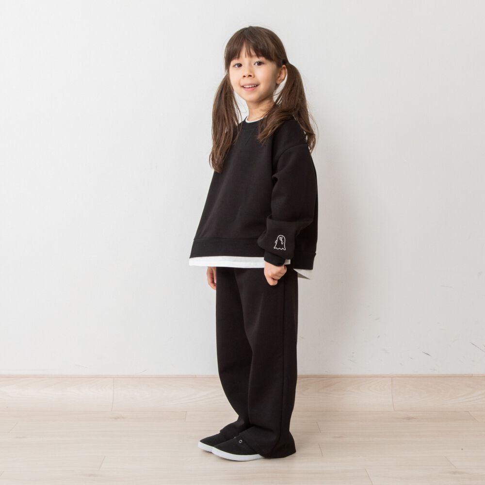 Babies“R”Us×】機能性おばけ ドライスウェット トレーナー ブラック