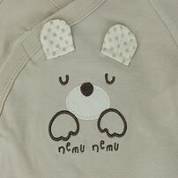 ベビーザらス限定　ストレッチカバーオール クマ(ベージュ×60-70cm)