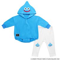 ドラクエベビー＆キッズ レギンス付きボディスーツ スライム(ブルー&times;約70cm) ベビーザらス限定