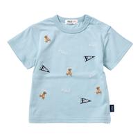 POLO BCS ロゴクマ総柄Ｔシャツ グリーン&times;110cm ベビーザらス限定