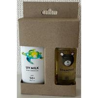 Mamma Baby ママベビー ノンケミカルUVミルク SPF50＋＆シャンプーミニボトルセット 【UVケア 日焼け止め】【0ヵ月から使える～】