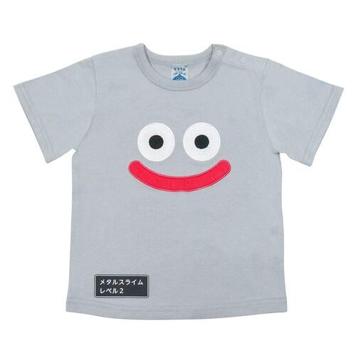 ドラクエベビー＆キッズ キッズ半袖Tシャツ メタルスライム(グレー&times;80cm) ベビーザらス限定
