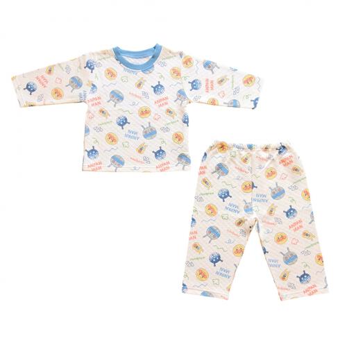 ANPANMAN アンパンマン ニットキルトパジャマ 総柄 アイボリー×95cmベビーザらス限定