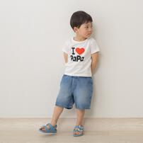 デイリーショートパンツ ブルー&times;90cm