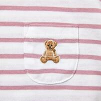 POLO BCS ボーダー半袖ボディスーツ ピンク&times;80cm ベビーザらス限定 赤ちゃん 出産準備 出産祝い ベビー服 子供服