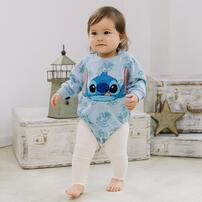 ディズニー 長袖さがらボディスーツ ドッカン スティッチ(ブルー×80cm) ベビーザらス限定