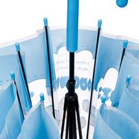 シナモロール ビニール傘 ブルー×60cm