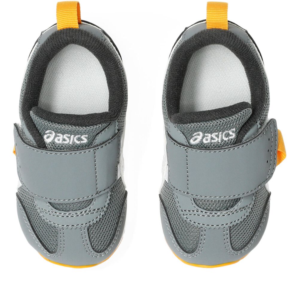 アシックス スクスク アイダホベビー KT-ES 5ダークグレーxホワイト