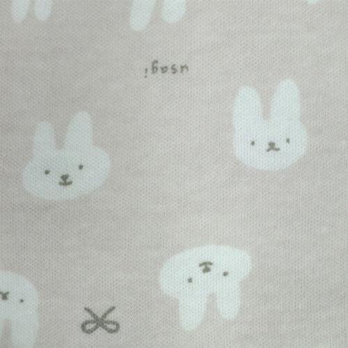 長袖シャツ肌着2枚組 スムス ハート×ウサギ ホワイト×100cm ベビーザらス限定