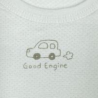 2枚組半袖シャツ肌着メッシュニット 車 グレー&times;100cm ベビーザらス限定