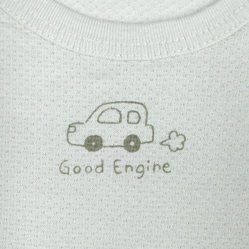 2枚組半袖シャツ肌着メッシュニット 車 グレー&times;100cm ベビーザらス限定