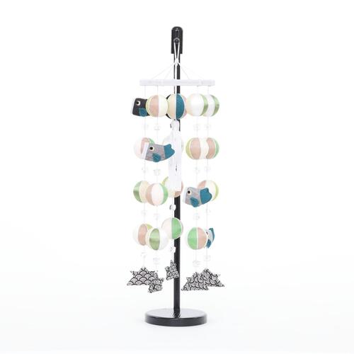 【室内鯉のぼり】まり飾り モカ 台付 (5A02) 端午の節句 男の子 こいのぼり コンパクト おしゃれ 吊るし飾り 五月人形 トイザらス・ベビーザらス限定 【メーカー直送】