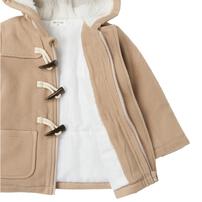 RAT-A-TATR ラッタッター ダッフルコート 中綿 無地 ベージュ×100cm