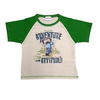 マインクラフト 天竺長袖パジャマ＋半袖Ｔシャツセット パジャマ グリーン&times;110cm ベビーザらス限定