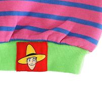 【Universal &times; chimajiro0730さん】 おさるのジョージ ボーダートレーナー パープル&times;130cm