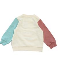 monpoke モンポケ トレーナー 袖切替 ピカチュウ(ナチュラル×90cm)