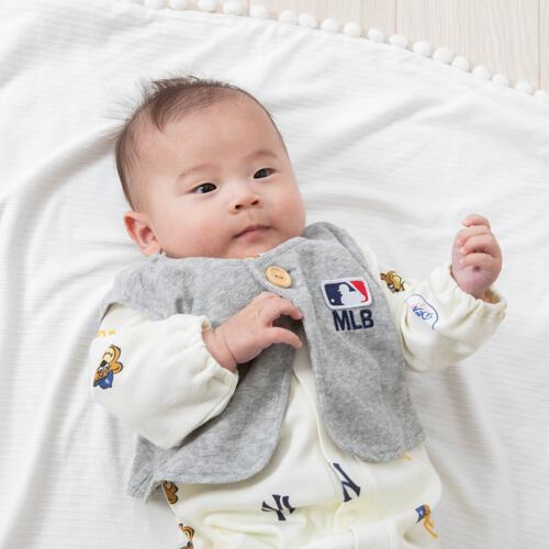 MLB ベスト付き総柄ドレスオール 50-70cm