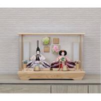 【雛人形】ケース飾り 親王飾り「ブーケパノラマアクリル」ひな人形 ひな祭り お雛様 おしゃれ トイザらス・ベビーザらス限定【メーカー直送】