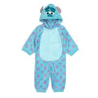 Disney ディズニー 長袖ロンパース サリー フリース サックス×80cm