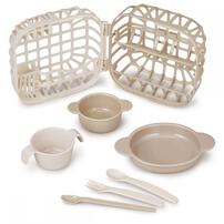 まるピカ 食洗機専用バスケット ピッタリおさまるベビー食器セット