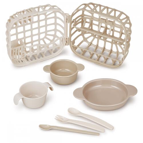 まるピカ 食洗機専用バスケット ピッタリおさまるベビー食器セット