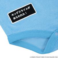 ドラクエベビー＆キッズ パイル半袖ボディスーツ キングスライム ブルー×70cm