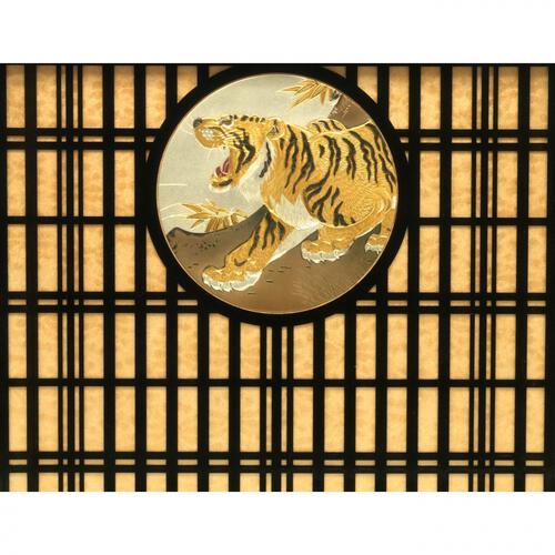 【五月人形】兜ケース飾り「武田信玄彫金格子」（538112）トイザらス・ベビーザらス限定【メーカー直送】