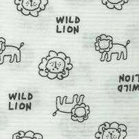 2枚組涼感袖なしシャツ肌着 シースルー アニマル グリーン&times;90cm ベビーザらス限定