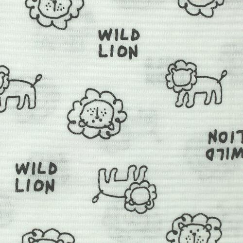 2枚組涼感袖なしシャツ肌着 シースルー アニマル グリーン&times;90cm ベビーザらス限定