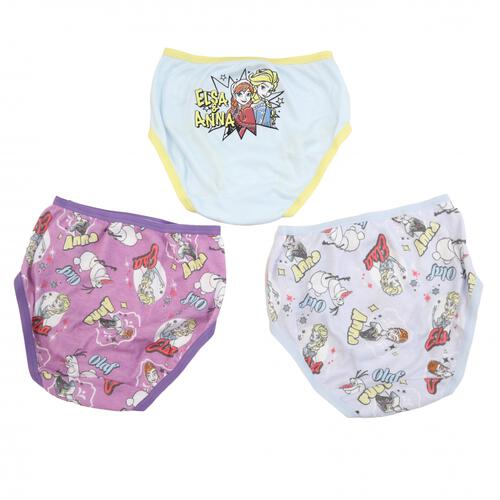 Disney ディズニー ウエスト平ゴム ショーツ 3枚組 アナと雪の女王 ブルー&times;120cm