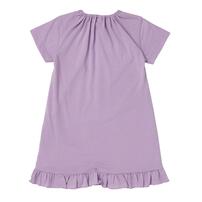 ティニピン ナイトドレス  フリル付き パープル&times;120cm