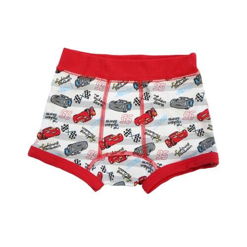 Disney ディズニー カーズ  3枚組ボクサーパンツ レッド&times;100cm