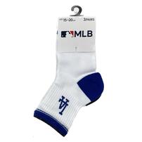 MLB 3足組ソックス ライン(ホワイト×15-20cm)