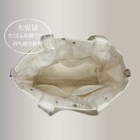 ヌビ マザーズバッグ オリーブ柄 ナチュラル