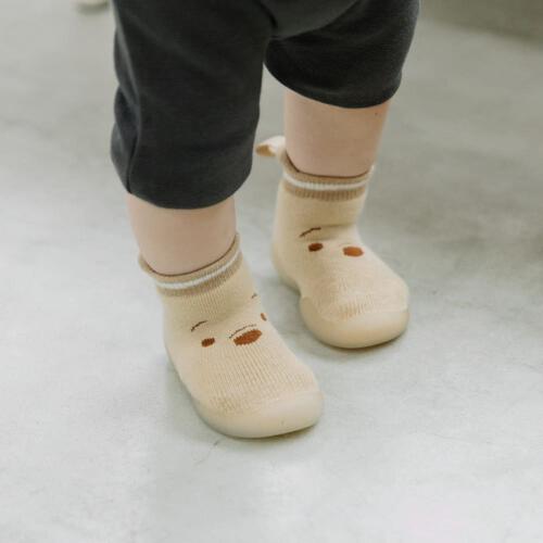 ディズニー ソックスシューズ くまのプーさん(ベージュ×12cm)