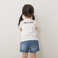 デイリーショートパンツ ブルー&times;100cm