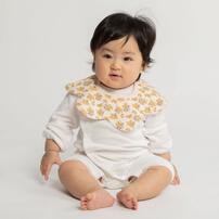 360度スタイ 2枚組 レモン柄(イエロー×Free) ベビーザらス限定