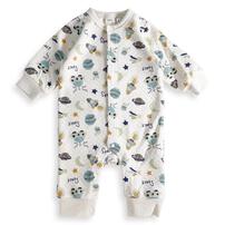 長袖カバーオール ニットキルト 宇宙柄 アイボリー×80cm ベビーザらス限定