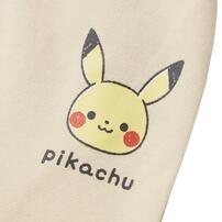monpoke モンポケ モンキーパンツ 裏毛 ピカチュウ ナチュラル&times;110cm