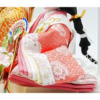 【雛人形】ケース親王飾り「透かし麻の葉木目調」（322317）