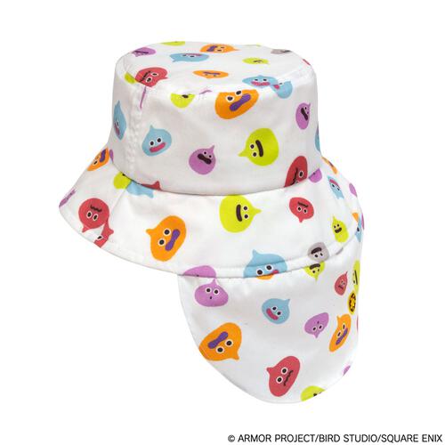 ドラクエベビー＆キッズ ツイルハット 日よけ付き(ホワイト&times;50-52cm