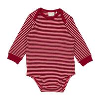 FirstCloset×mio 長袖ボディスーツ レギンス付き スムス レッド×70-80cm ベビーザらス限定