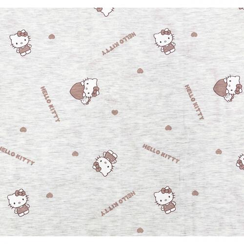 サンリオ 長袖パジャマ ハローキティ ナチュラル×M-L