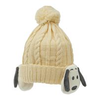 PEANUTS ニット帽 耳付き スヌーピー