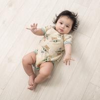 Disney ディズニー スターウォーズ 半袖ボディスーツ 総柄 グローグー ベージュ&times;80cm ベビーザらス限定 赤ちゃん 出産準備 出産祝い ベビー服 子供服